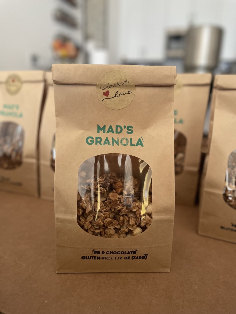 A bag of PB and Chocolate granola